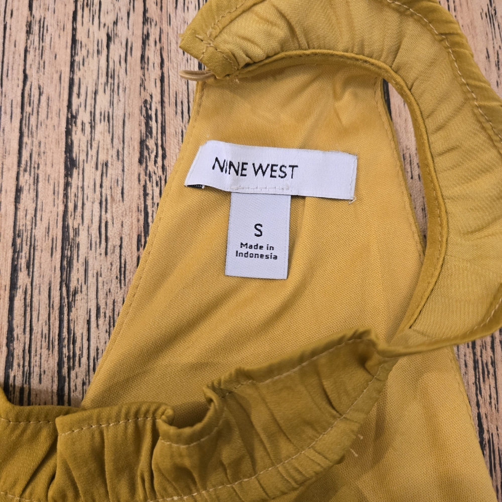Nine West Mustard Yellow Tank Top New‎ With Tags - Picture 5 of 7